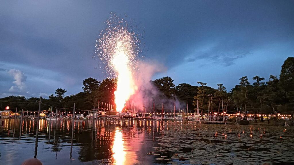 尾張津島天祭の花火はしょぼい